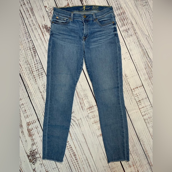 7 For All Mankind Denim - 7 For All Mankind the Ankle Skinny jeans. Size 28.